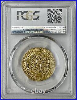 1380-1422 FRANCE CHARLES VI E. D.'Or GOLD COIN PCGS MS62