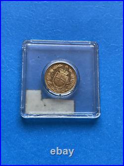 1882 R Italy 20 Lire Gold Coin. 1867 OZ Umberto KM-21 Gold Coin Uncirculated
