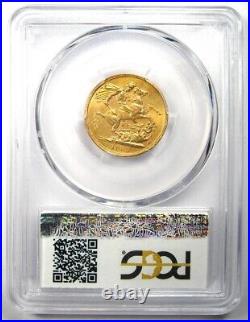 1883-M Australia Victoria Gold Sovereign Coin 1S. PCGS MS62+ Plus Grade (BU UNC)