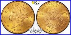 1896-S $20 Gold Liberty Head PCGS MS64+ Double Eagle Fairmont Collection 740753