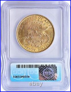 1898 Liberty Head Gold $20 Uncirculated ICG MS62 Philadelphia Minted