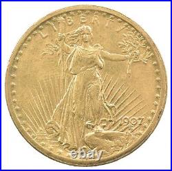 1907 $20 Saint-Gaudens Gold Double Eagle 1879