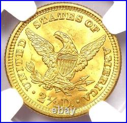 1907 Liberty Gold Quarter Eagle $2.50 Coin Certified NGC MS66 $1,500 Value