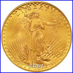 1908 $20 Gold Saint Gaudens PCGS MS67 Double Eagle 692861
