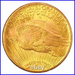 1924 $20 Gold Saint Gaudens PCGS Rattler MS63 CAC Double Eagle 094270