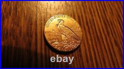 1925 Denver Min $2.5 Gold Indian Head Quarter Eagle Coin, UNCIRCULATED