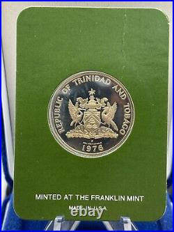 1976 $100 Dollar Republic of Trinidad and Tobago Franklin Mint Proof Gold Coin