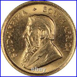 1983 South Africa Krugerrand 1/10 Oz Fine Gold Coin Brilliant Uncirculated