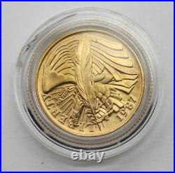 1987 Liberty Five Dollars Gold Coin Uncirculated Mint