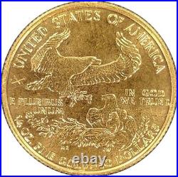 1993 $10 1/4oz AGE American Gold Eagle Coin Unc BU MS Uncirculated