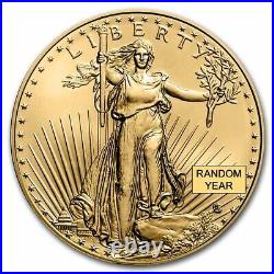 1/2 oz Gold American Eagle BU (Random Year)