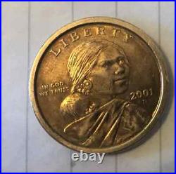 2000 D SACAGAWEA ONE DOLLAR US LIBERTY GOLD DOLAR COIN UNCIRCULATED! Mint Coin