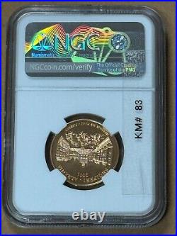 2001 Albania 200 Leke Gold Coin NGC MS 68 Top Population