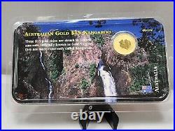 2003 Australian $15 Gold Coin 1/10 Kangaroo Drinking Water Design! Littleton