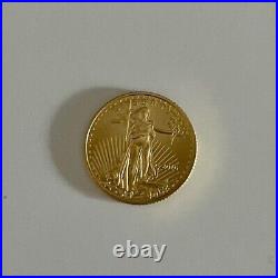 2010 $5 American Gold Eagle Uncirculated 1/10 oz Gold Coin (52323)