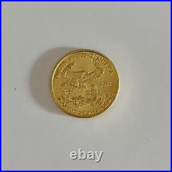 2010 $5 American Gold Eagle Uncirculated 1/10 oz Gold Coin (52323)