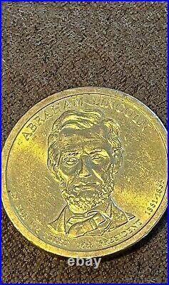 2010-P Abraham Lincoln Presidential Golden Dollar Coin/uncertified
