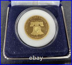 2019 Cook Islands $25 Liberty (1/2 oz. 24 Pure Gold) Coin in Capsule