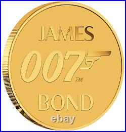 2020 James Bond 007 $2 0.5g. 9999 Gold COIN NGC MS70 Brown Label