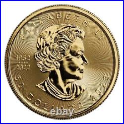 2023 1 oz Canadian Gold Maple Leaf Coin BU Royal Canadian Mint Gold