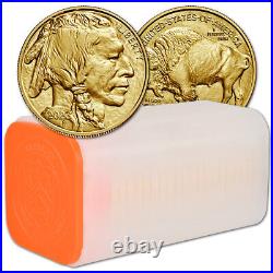 2023 American Gold Buffalo 1 oz $50 BU 1 Roll 20 Coins in Mint Tube