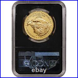 2023 American Gold Eagle 1 oz $50 NGC MS70 First Day Issue Grade 70 Black