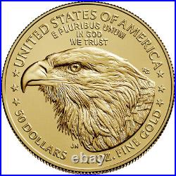 2023 American Gold Eagle 1 oz $50 NGC MS70 First Day Issue Grade 70 Black