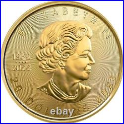 2023 Canada Gold Maple Leaf 1/2 oz. 9999 Fine Gold $10 Coin Sealed