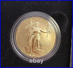 2023 W 1oz Gold American Eagle Coin Uncirculated With Box And COA