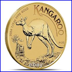 2024 1/2 oz Australian Gold Kangaroo Coin (BU)