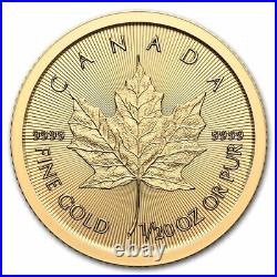 2024 Canada 1/20 oz Gold Maple Leaf BU (Royalty Precious Metals) Fast Shipping