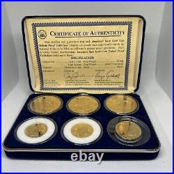 6# Coin Proof Collection 24k Gold? Americas Rare Gold Coins