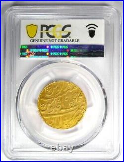 AH1202 India Bengal Gold Mohur Coin Certified PCGS Uncirculated Detail UNC MS