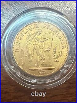 FRANCE 1878 20 Francs Gold Coin uncirculated