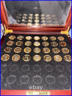 Gold /Platinum President Dollar Coin Collection Of 28