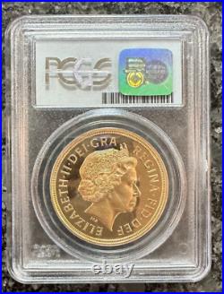 Great Britain 2005 Gold 5 Pounds Sovereigns PCGS PF69 DCAM