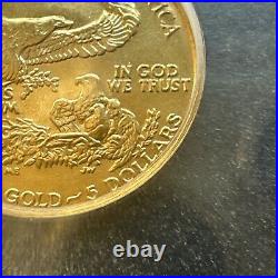MS69 1986 $5 1/10oz Gold Eagle ICG MS 69 Uncirculated UNC BU