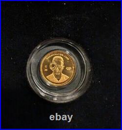 T-1000 Terminator Judgment Day Gold Coin 1/10 oz theChive # /50