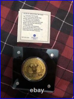 The Star Spangled Banner Pure Gold Coin